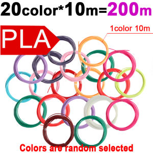 40/32/30 Colors PLA Filament for 3D Pen Printing Diameter 1.75mm 200M Odorless Safe Plastic Refill for 3D children Printing Pen
