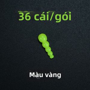 Topranc 36 Cái Mồi Câu Hình Quả Bầu Hạt Chặn Phụ Kiện Phao Trượt Nhiều Màu Sắc Dùng Cho Móc Câu.