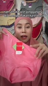 Celana Dalam Wanita 12Pcs Sorex 2055 Model Maxi Bahan Katun Size M - EQL