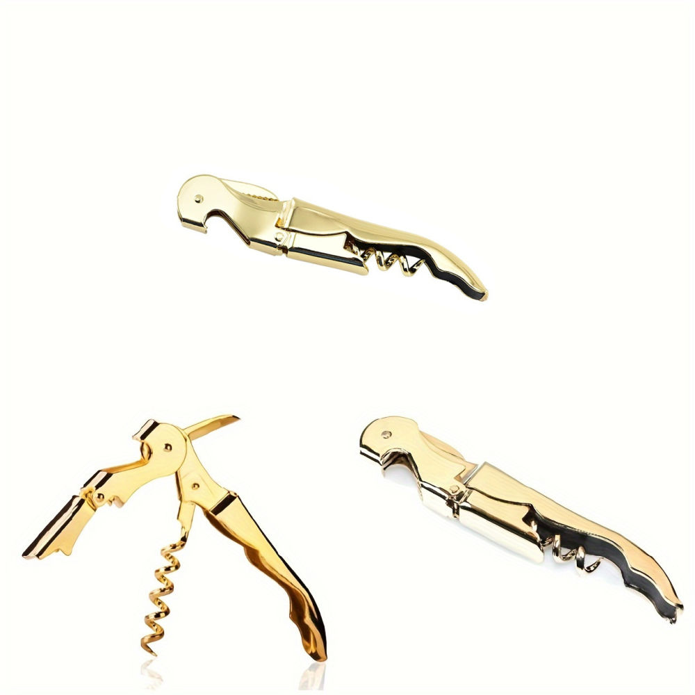 Professional Double-Hinged Waiter Corkscrew With Serrated Foil Knife, Thick Spiral & Neck For Effortless Wine Opening
_voghion.com