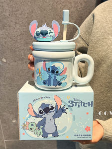 Tea Brewing Ceramic Mug with Lid and Filter Office Use