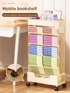 NUOXUNDE | Rolling Bookshelf for Students 1