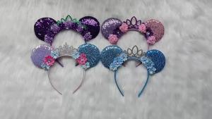 Herocross | 1pc Romantic Princess Hairband Elegant Crown Flower Decoration Womens Party Festival Performance Hair Accessories