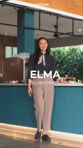 Cotton Inch - Elma Celana Basic Scuba Panjang Wanita