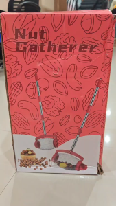 QBLADE Alat Ambil Bola Ambil Biji-bijian Oval Nut Gatherer