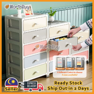 [Clearance] Worthbuy 35cm Wardrobe PP Plastic Clothes Organizer Large Capacity Drawer Cupboard 衣柜 Almari Pakaian