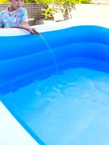 สระน้ำเป่าลม สระว่ายน้ำเด็กสระน้ำขนาดใหญ่ PVC 1.8m/2m/2.62m/3.05m เพิ่มความสูงและหนา  สระน้ำครอบครัว  Swimming Pool