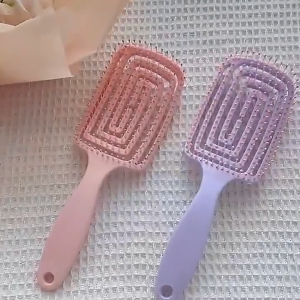 Lược gỡ rối massge tóc màu pastel siêu yêuphong cách trẻ trung.