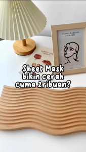 BPOM Sheet Mask Masker Wajah Ekstrak Buah Mencerahkan dan Melembabkan Muka