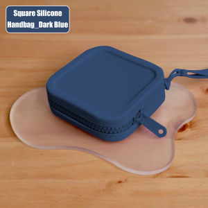 Vintage Mini Silicone Coin Storage Pouch Waterproof Zipper Purse Headphone Storage Pouch Travel Carry Bag Lipstick Bank Card