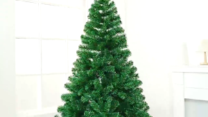 【VIDKHSY Store】Easy Setup 4/5/6/7/8FT Christmas Tree with Metal Stand-Super Thick PVC & Makapal for Home Holiday Decorations