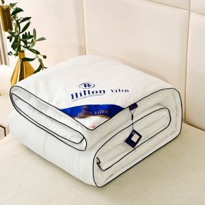 【ส่งไทย】ผ้านวม 100% ของแท้ผ้าห่มไหม Hilton เกรดโรงแรม 5ดาว มีบางๆ/หนา ผ้าห่ม อ่อนนุ่ม เย็น เนียน ขนาด 567ฟุต