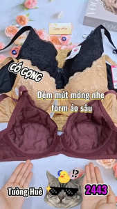 Áo Lót Nữ Thái Lan ONONO TB2443 Có Gọng Mút Mỏng Ren Lưng Lưới Bảng To.