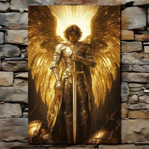 Jigsaw Puzzle for Adults 500/1000/1200/2000PCS Archangel Michael Sword Halo Artwork Paper Puzzle Home Wall Decoration Gift Idea