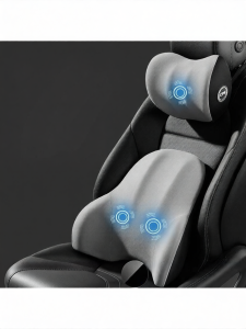 Electric Massage Pillow And Waist Support Car Cushion Set
