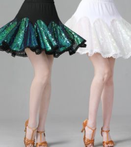 New square dance dress Latin dance skirt Jitba sequin embroidery dance dress National standard dance dress Social dance performance dress