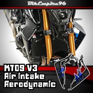 Yamaha MT09 V3 2021-on Air Intake Winglet Front Aerodynamics Side Spoiler Fixed Winglet Fairing Wings Trim Cover