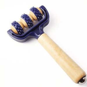 1 Con Lăn Massage Hình Chữ T Đa Năng Mát Xa Mô Sâu Bằng Gỗ Cho Mặt Chân Bụng & Cơ Thể Di Động Cho Du Lịch Tại Nhà