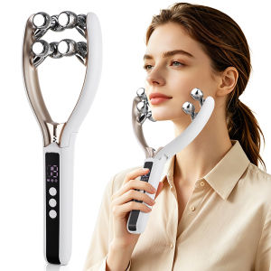 Hailicare | Micro Current  Roller Face Slimming Artifact V Face Beauty Firming Lifting Face Facial Massage Instrument
