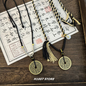 Bohemian Style Mens Necklace Womens Minority Design Simple Chinese Zen Theme Ghost Mountain Weaving Pendant Necklace