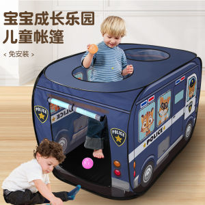 Export Indoor Kids Fire Truck Police Car Bus Car Tent Outdoor Game House Play House Food Trailer Toys