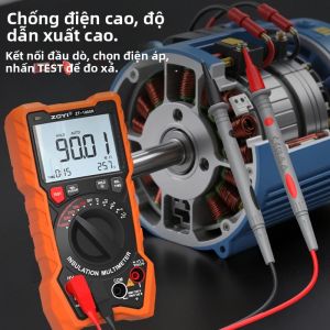 Máy Đo Điện Trở Cách Điện Kỹ Thuật Số ZOYI ZT-1000R 1000V Độ Chính Xác Cao Đa Năng Dùng Cho Việc Sửa Chữa Điện Tự Làm