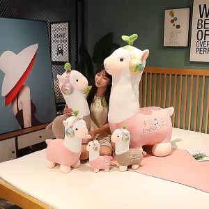 THÚ BÔNG LẠC ĐÀ GẤU BÔNG LẠC ĐÀ ALPACA SIZE LỚN VẢI TƠ LÔNG MỊN SIÊU MỀM MỊN CAO CẤP ĐỦ MÀU