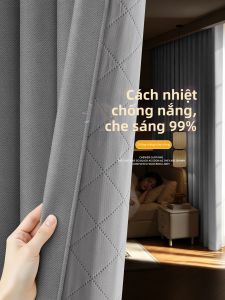 LEZHIHE | Rèm Cản Âm Cách Nhiệt Chống Sáng Dày