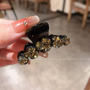 2025 Diamond Embedded Shark Fin Hair Clip: Luxury Sensation & Versatile Accessory