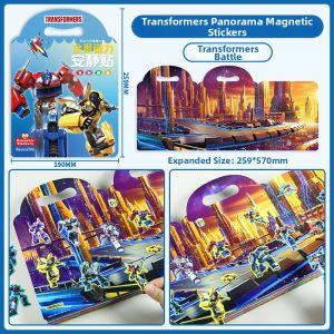 XIAOSHUGUOGUO | Magnetic Quiet Educational Stickers Book