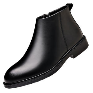 NUDANLAI | Genuine Leather Men Chelsea Boots Warm Slip Resistant