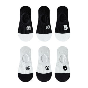 JIAZINI | Anti-Slip Silicone Invisible Summer Cotton Socks