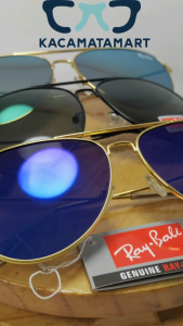 Kacamata Lensa Gradasi Sunglasses Anti UV Classic Model Pilot Retro Aviator Fashion Pria dan Wanita Bahan Metal Berkualitas - LS152T