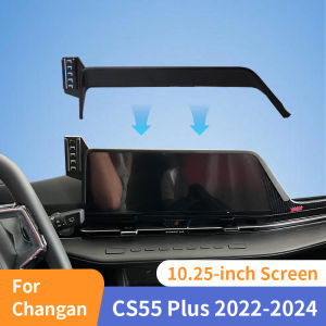 Screen Phone Holder For Changan CS55 PLUS 2022 2023 2024 Special Fixed Bracket Base Wireless Charging Stand Mobile Phone Mount