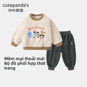 CUTEPANDAS | Bộ Đồ Thời Trang Cho Bé & Trẻ Em 2 Món