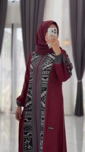 ANJANI GAMIS DRESS TWILL UNIQLO IMPORT MIX ETNIK