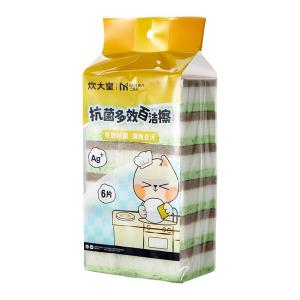 COOKER KING | Antibacterial Natural Wood Pulp Sponge with Hemp