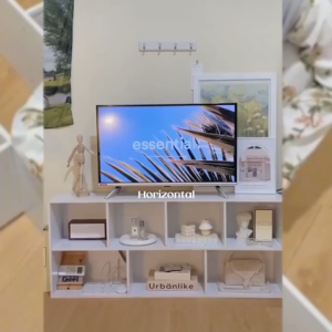 HL ชั้นวางหนังสือ ตู้หนังสือชั้นวางหนังสือ ตู้เก็บของ แบบกริด ชั้นวางหนังสือ ชั้นเก็บของ ชั้นวางหนังสือ รูปทรงเหลี่ยม ใช้งานได้อเนกประสงค์