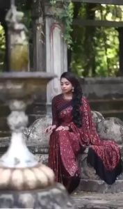 [Pre Order]Heavy Modal Silk Saree (Normal / Ready To Wear Saree) ~ Delivery Lead Time : 10 days