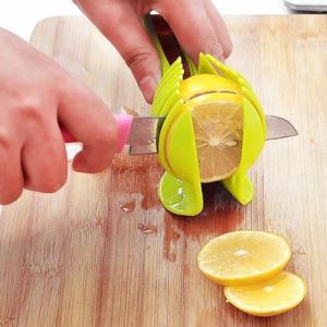 Lemon Slicer Multi-Functional Fruit Splitter Tomato Slice with Handle Household Lemon Cutting Tool