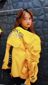 Jaket Bomber MRKO 095 Saku Belakang Model Korean Streetwear Bahan Taslan Milky Keren