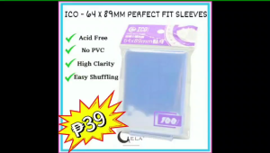ELA 100pcs Premium 60 Micron Penny Sleeves for Pokemon MTG YuGiOh