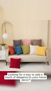 Striples Plain Rectangle New Design Pillow Case 16*16 Inches for Home Decoration