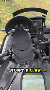 T2P Motorcycle Phone Mount Octopus Grip 360 Rotation Anti Thief Anti Glare Shock Absorbing