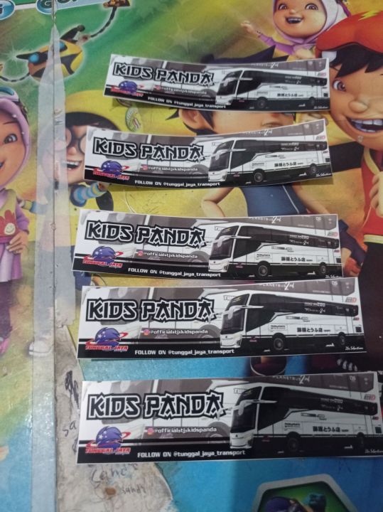 stiker bus kids panda jb 5 | Lazada Indonesia