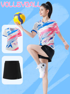 เสื้อวอลเลย์บอลหญิงแบบมืออาชีพที่ปรับแต่งโดย Jamina ชุดสูทแขนสั้นสําหรับผู้ชายและผู้หญิงที่เป็นกลาง