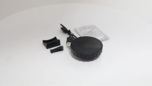 Car USB 5V Interior Air Outlet Aromatherapy Round Pickup Lamp RGB Colorful Ambient Air Fresher Cologne Ocean Fragrance