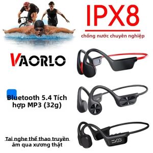 Tai Nghe Dẫn Truyền Xương Bluetooth 5.4 Tai Nghe Không Dây IPX8 Chống Nước 32G Máy Nghe Nhạc MP3 Tai Nghe Thể Thao Dành Cho Bơi Lội & Các Hoạt Động Ngoài Trời
