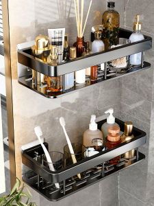 XUNHUAI | Bathroom and Kitchen Rack Free Punch Installation Thickened Space Aluminum
