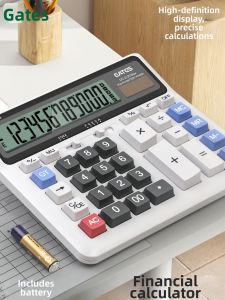 Good | Financial Accounting Calculator Large Buttons Large Screen Voice Dual Power Source